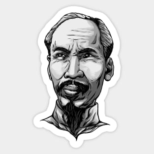 ho chi minh great leader Sticker